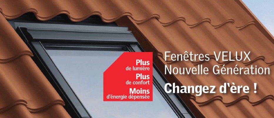 Nouvelle g&eacute;n&eacute;ration de fen&ecirc;tre de toit VELUX&reg; pr&egrave;s de Belfort (90) Bavilliers