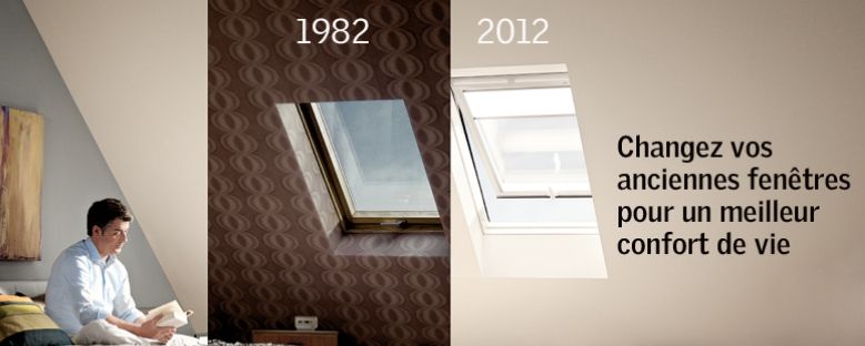 Remplacement fen&ecirc;tre de toit VELUX&reg; pr&egrave;s de Montb&eacute;liard Grand-Charmont